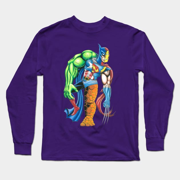 Frankenhero - no background Long Sleeve T-Shirt by Stolencheese